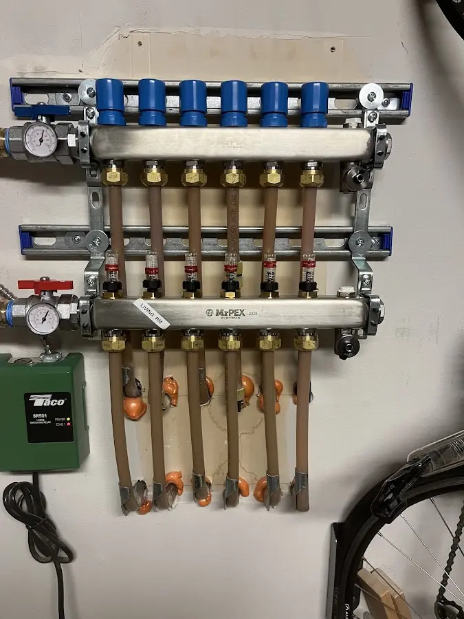 Plumber performing Leak Detection at a residential property in Berkshire Lakes